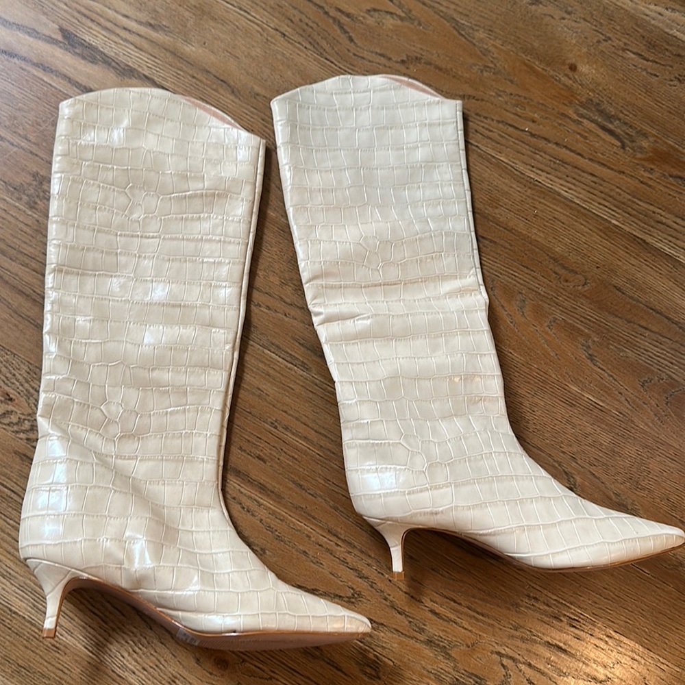 Schutz Maryana Croc boot